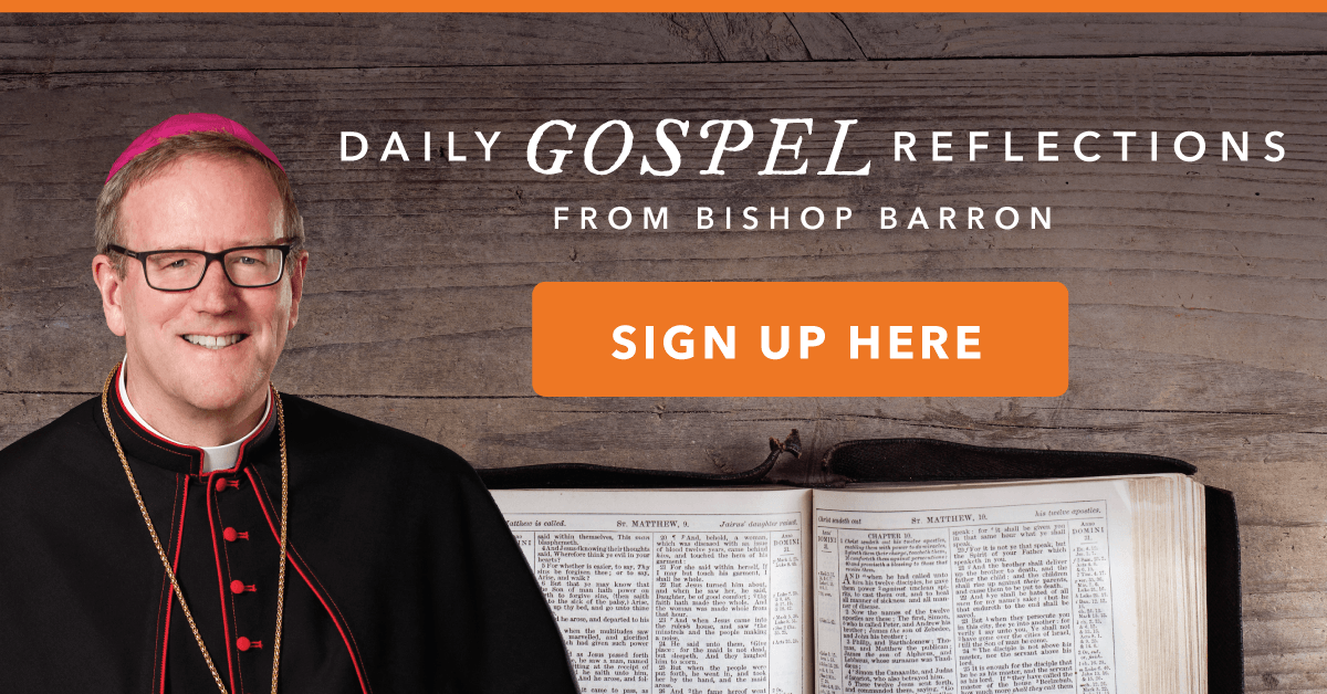 FREE Daily Gospel Reflections from Bishop Robert Barron